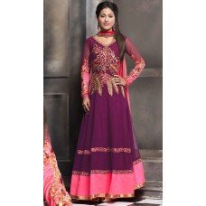 AKSHARA HINA KHAN BOLLYWOOD STYLE PARTY WEAR ANARKALI SALWAR KAMEEZ 