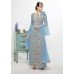 BLUE HEROINE INDIAN WEDDING SALWAR SUIT