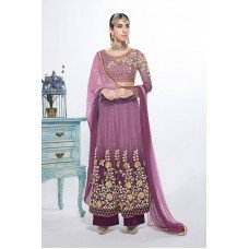 PURPLE HEROINE INDIAN WEDDING SALWAR SUIT