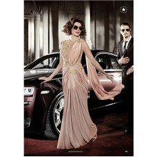 HEROINE 5120 BEIGE COLOUR PRIYANKA CHOPRA DESIGNER SAREE STYLE DRESS