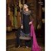 Mehak Black Georgette Long Length Designer Dress