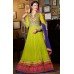 Lime Green Stunning Jacqueline Fernandez KICK Anarakali Dress