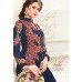 1034 SAILOR BLUE RASHI PRINTS NOORANI HEAVY DESIGNER PARTY WEAR GEORGETTE SUIT