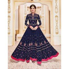 BLUE INDIAN PARTY AND WEDDING ANARKALI DRESS 