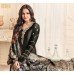 BLACK STRAIGHT INDIAN FESTIVE STYLE CHURIDAR SUIT