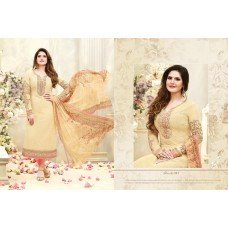 SUNLIGHT YELLOW INDIAN DESIGNER PARTY WEAR CHURDIAR SUIT