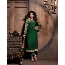 Green MASKEEN BY MAISHA DETAILED EMBROIDERED WINTER WEAR DESIGNER SUIT MK-1905