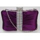 Crystal Clutch Bags/Nude Satin Evening Bags