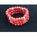 Red Row Glass Beds Crystal Bracelet