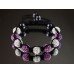 Black And White Crystal Unisex Shamballa Bracelet (17 different colours)