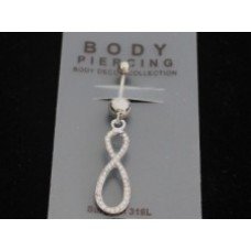 Crystal belly bar