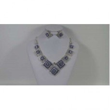 Royal Blue Crystal Necklace