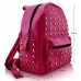 Fuchsia Unisex Studded Ruckback