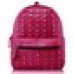 Fuchsia Unisex Studded Ruckback