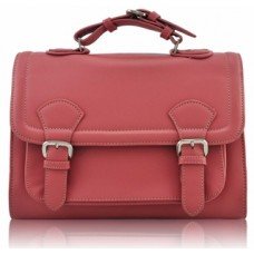 Pink Classic Buckle Detail Fashion Satchel