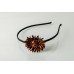 Brown Sunflower Crystal Head Band