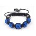 Dark Blue Children Shamballa Bracelet