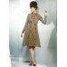 Beige ETHEREAL PASHMINA Winter Wear Indian Design Kurti