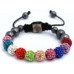 New Multi Crystal Shamballa Bracelet  W/S (BUY ONE GET ONE FREE)