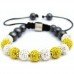 New Multi-Coloured Crystal Swarovski Shamballa Bracelet (17 Diffferent Colours)