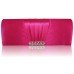 Pink Crystal Satin Clutch/Evening Bag