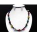 Beautiful Rainbow Multi Colour Real Shamballa Necklace/Crystal Necklaces