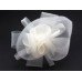 White Fascinator