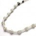 Beautiful White Threaded Crystal Shamballa Balls Necklace