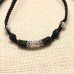 Two Tone Black Crystal Tube Shamballa Necklace (New 2012 Aug Arrival)