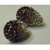 New two tone teardrop Shamballa Crystal Earrings In Four Different Colour Options