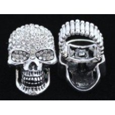 New Celebrity Style Crystal Skeleton Ring 