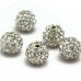 Clear Crystal Shamballa Beads for Craft And Jewellery Makers