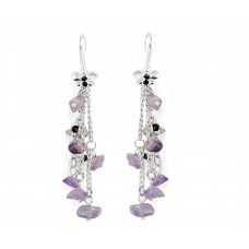 Gorgeous Purple Dangling Earrings