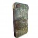 New Green 3D Apple Design & Diamante I phone  4/4s Crystal Cover/ Mobile Phone Case