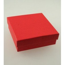 Red Gift box with Black flock Inner.