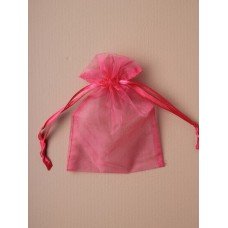 Pink Medium Organza Gift Bag