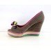 Brown Velvet Women Shoe