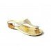 Gold Diamonte Trim Ladies Sandal