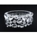 Silver Crystal Stone Bangle