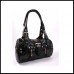 Black Leather Ladies Handbag