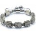 Beautiful Silver Shamballa Bracelet