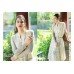 Z1544 WHITE DECENT GEORGETTE PAKISTANI STYLE SALWAR KAMEEZ SUIT