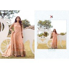 69003 ORANGE DEEPSY MAHROSH POLY GEORGETTE SALWAR SUIT