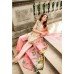 66004 BEIGE AND PINK DEEPSY MBROIDERED PAKISTANI STYLE SALWAR SUIT 