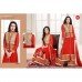 57017 Red Elezita Party wear Shalwar Suit