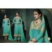 9204 Turquoise Fiona Lili Semi Stitched Salwar Kameez Suit