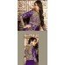 6206-A PURPLE GLOSSY MALAIKA ARORA KHAN GEORGETTE SUIT