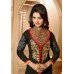 Black and Red CLASSIC KEYAS 4 GEORGETTE LONG LENGTH STRAIGHT SUITS