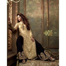 2406 BLACK AND GOLD COLOUR LAVISH BY MAISHA PARTY WEAR SUIT 