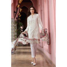 D-402 WHITE MARIA B READY MADE LAWN SALWAR KAMEEZ